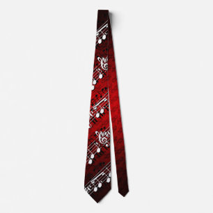 Music Notes Tie
