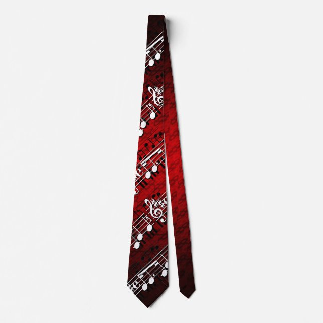 Music Notes Tie (Front)