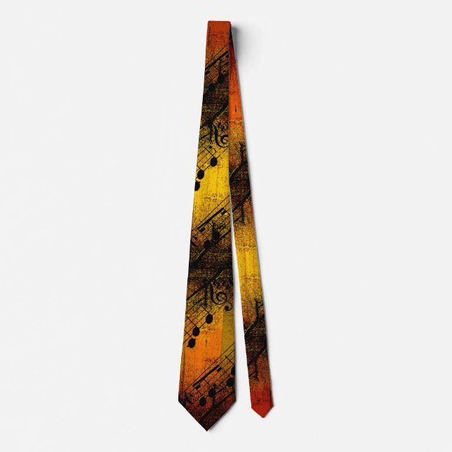 Music Notes Tie (Front)