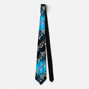 Music Notes Tie