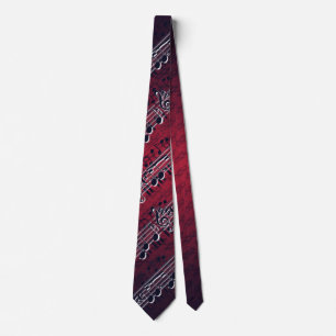 Music Notes Tie