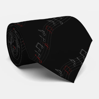 Music Notes Tie