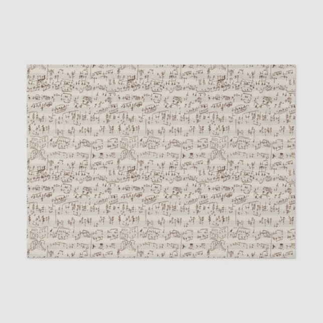 Music notes tissue paper (Front)