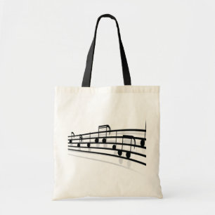 Music Notes Tote Bag