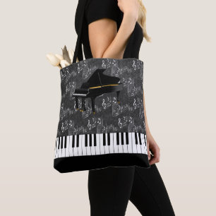 MUSIC NOTES TOTE BAG