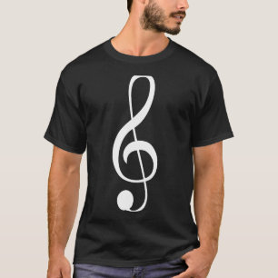 Music Notes Treble Clef Cool Design Musician T-Shirt