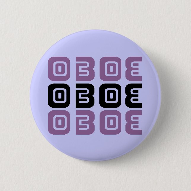 Music Oboe Button (Front)