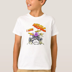 Music Octopus Customisable Kids T-shirt