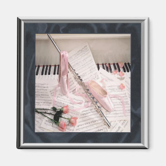 Music of Flute and Keys Magnet