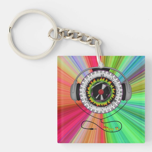 Music of Life Acrylic Keychain (Front)