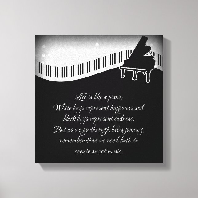 Music of Life Canvas Print (Front)