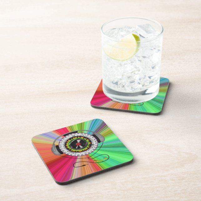 Music of Life Square Coaster (Right Side)