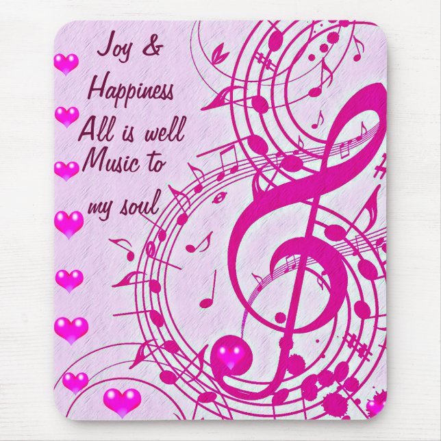 Music of love_ mouse mat (Front)
