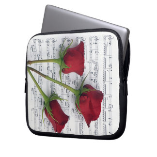 Music of Roses Laptop Sleeve