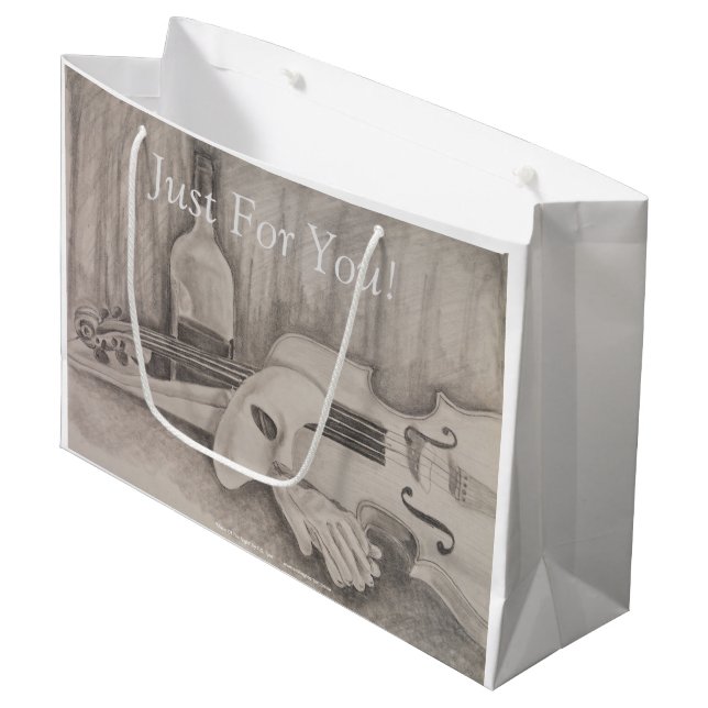 "Music Of The Night" by T.S. Tyre Gift Bag (Front Angled)