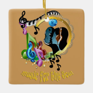 Music of the Soul Ceramic Tree Decoration