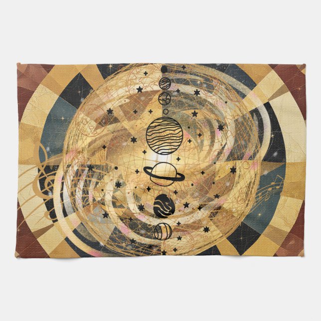 Music of the Spheres Tea Towel (Horizontal)