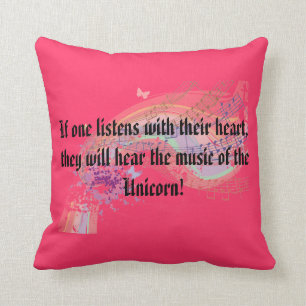 Music Of The Unicorn Cushion