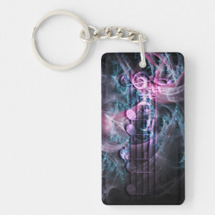 Music of Time Acrylic Keychain