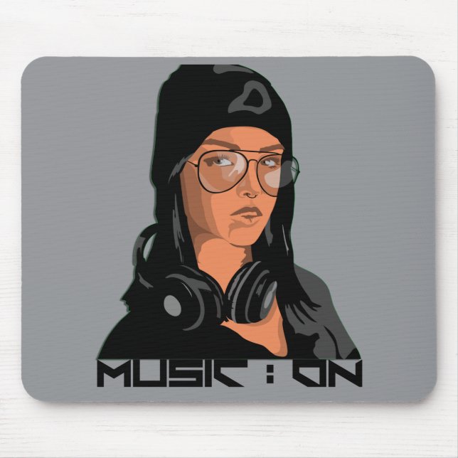 Music On Mouse Pad (Front)