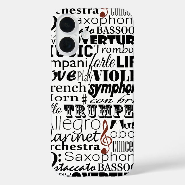 Music Orchestra Case-Mate iPhone Case (Back)