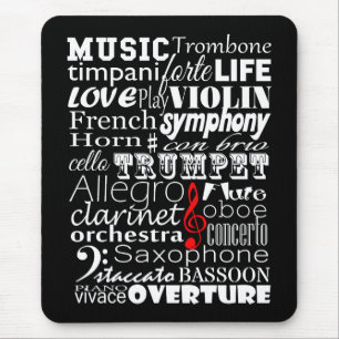 Music Orchestra Mouse Mat