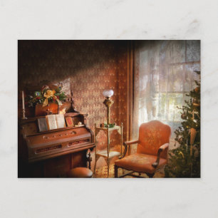 Music - Organ - Ready for Carolers Postcard