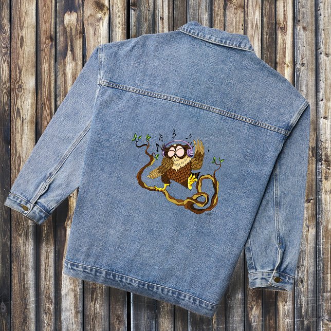 Music Owl Denim Jacket (Creator Uploaded)