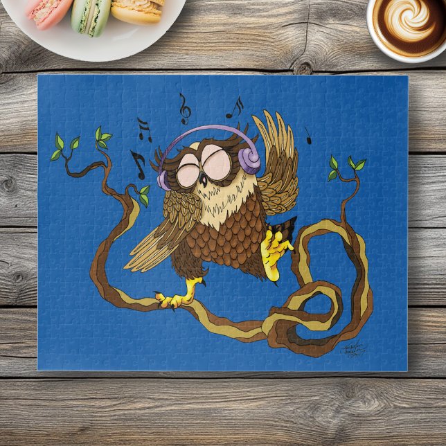 Music Owl Jigsaw Puzzle (Creator Uploaded)