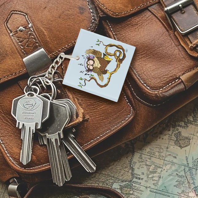 Music Owl Key Ring (Creator Uploaded)