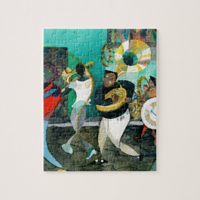 Music Painting "New Orleans Jazz" Jigsaw Puzzle (Vertical)
