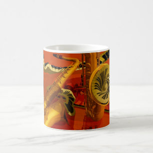 Music paintings Piano, electric guitar, jazz songs Coffee Mug