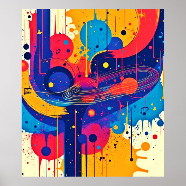 Music Paints Emotion Poster (Front)