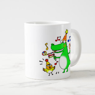 music party large coffee mug