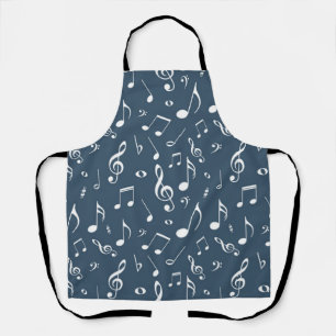 Music pattern apron