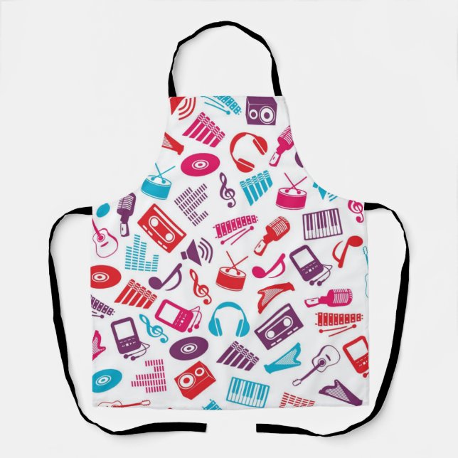 Music pattern apron (Front)
