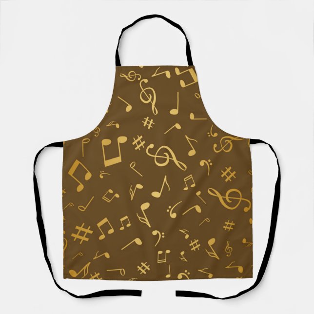 Music pattern apron (Front)