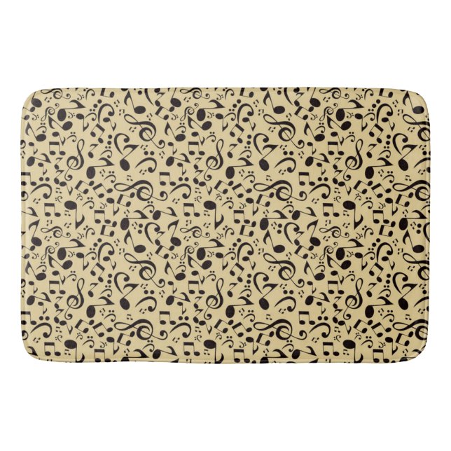 Music pattern bath mat (Front)