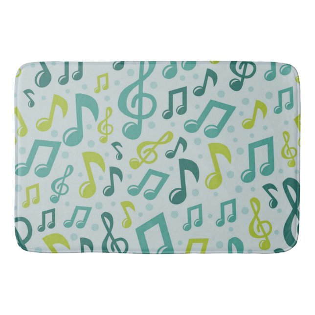 Music pattern bath mat (Front)