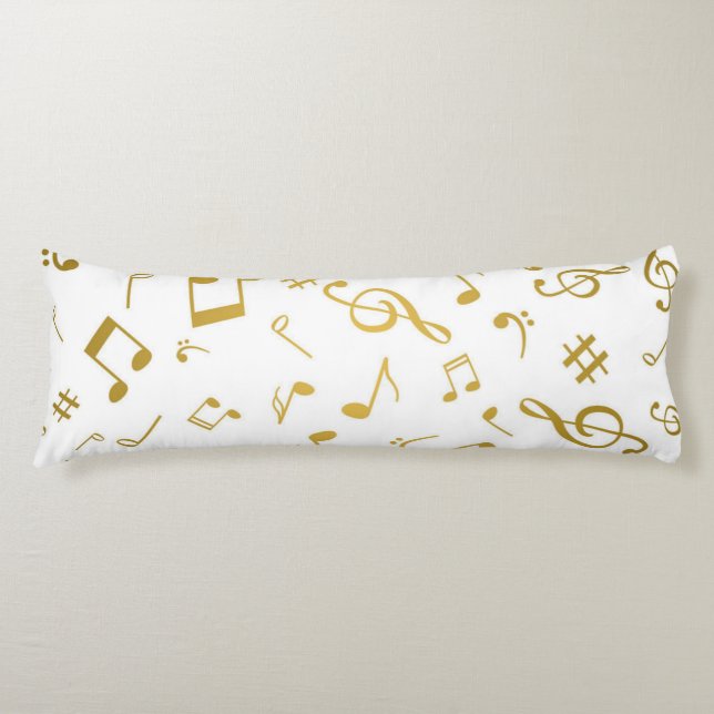 Music pattern body cushion (Front)
