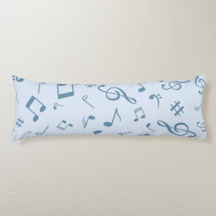 Music pattern body cushion