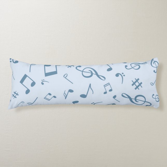 Music pattern body cushion (Front)