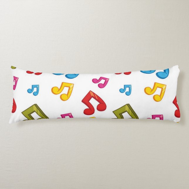 Music pattern body cushion (Front)