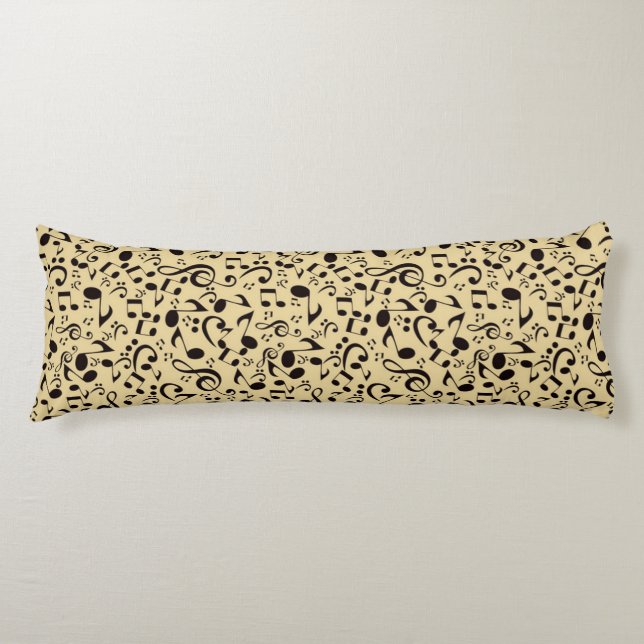 Music pattern body cushion (Front)