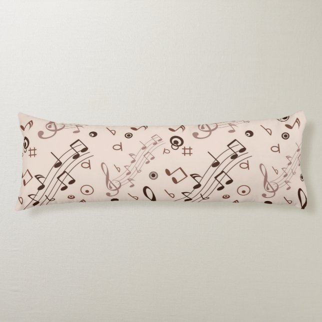 Music pattern body cushion (Front)