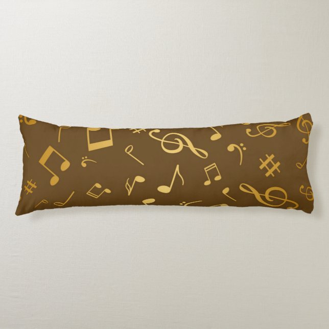 Music pattern body cushion (Front)
