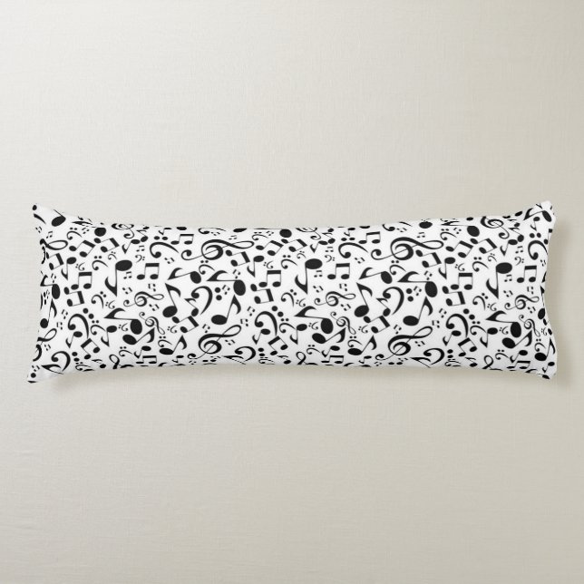 Music pattern body cushion (Front)