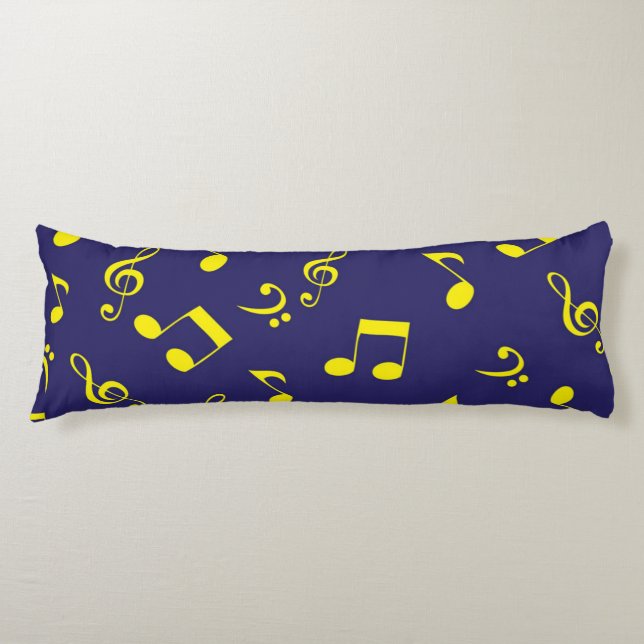 Music pattern body cushion (Front)