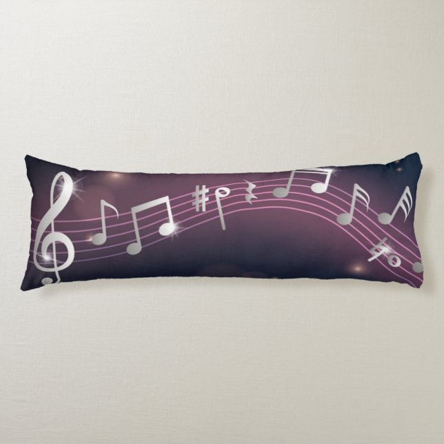 Music pattern body cushion (Front)