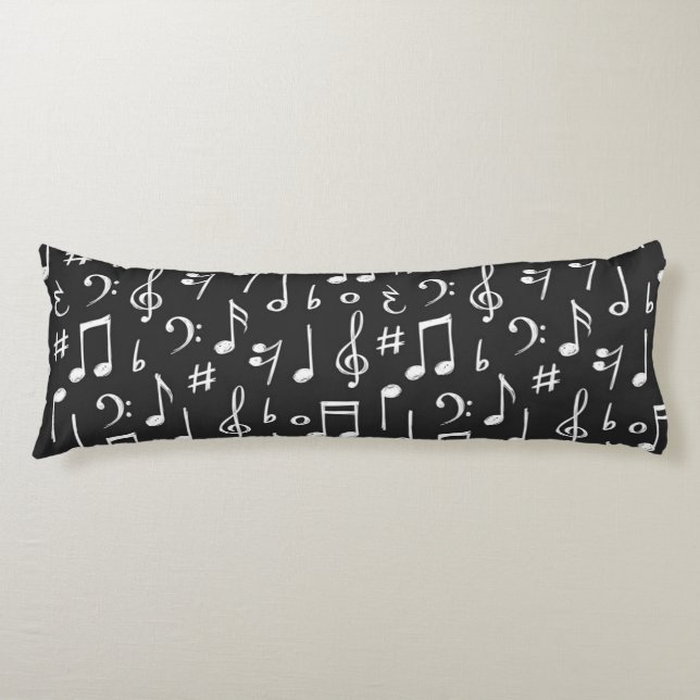Music pattern body cushion (Front)